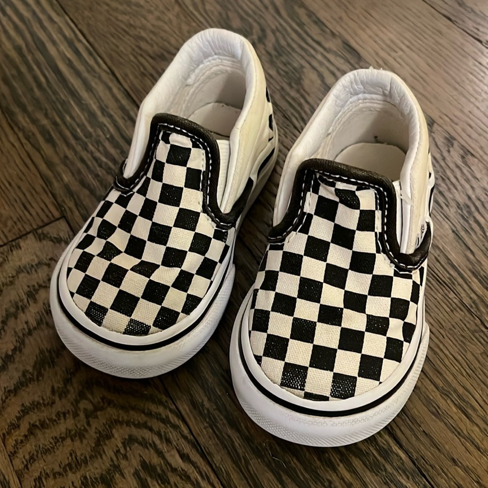 Vans Toddler Slip-On Checkerboard Size 4.5